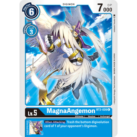 BT3-026 C MagnaAngemon Digimon 