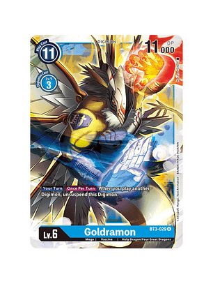 BT3-029 U Goldramon Digimon 