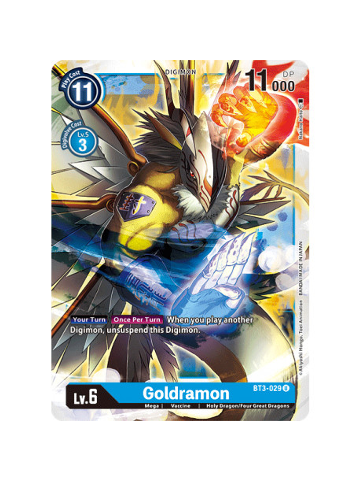BT3-029 U Goldramon Digimon  1
