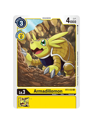 BT3-032 C Armadillomon Digimon 