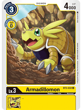 BT3-032 C Armadillomon Digimon 