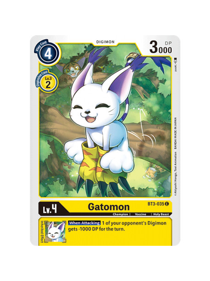 BT3-035 C Gatomon Digimon  1