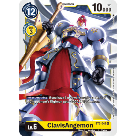 BT3-042 U ClavisAngemon Digimon 