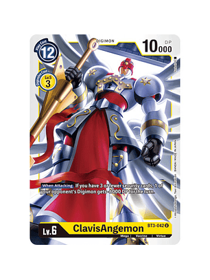 BT3-042 U ClavisAngemon Digimon 
