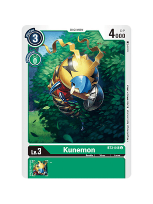 BT3-045 C Kunemon Digimon 