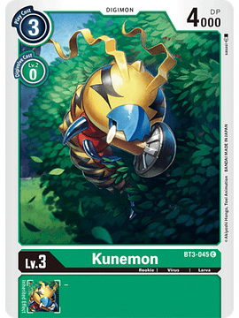 BT3-045 C Kunemon Digimon 