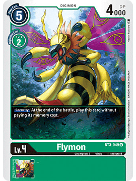 BT3-049 U Flymon Digimon 