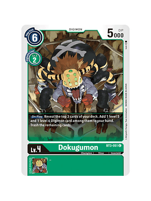 BT3-051 C Dokugumon Digimon 