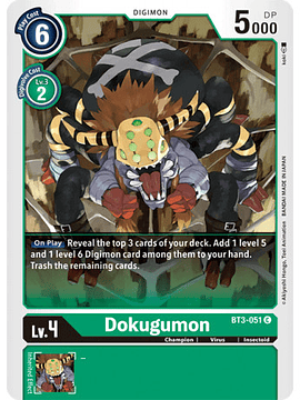 BT3-051 C Dokugumon Digimon 