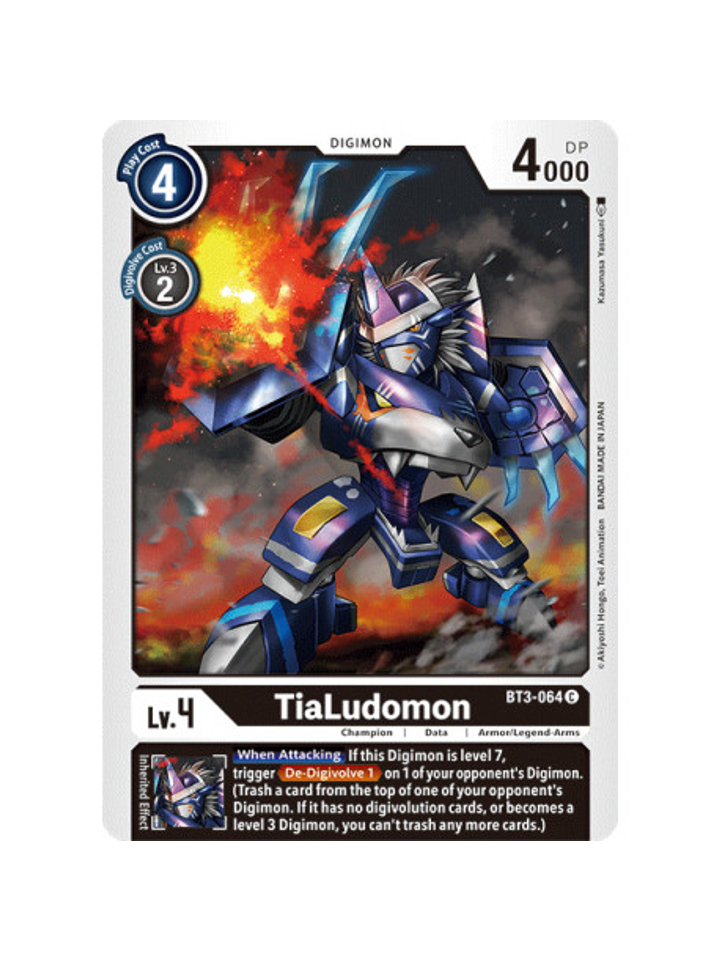 BT3-064 C TiaLudomon Digimon  1