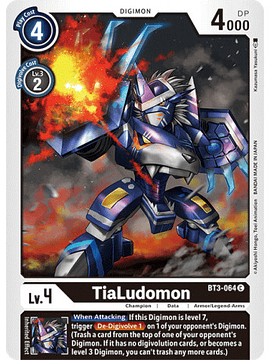 BT3-064 C TiaLudomon Digimon 