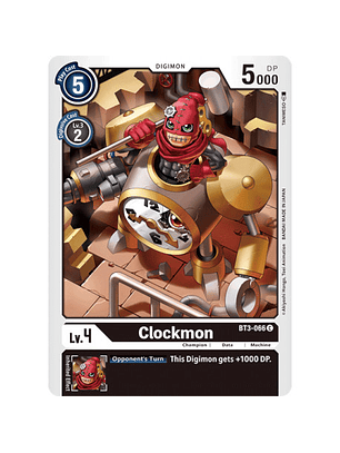 BT3-066 C Clockmon Digimon 