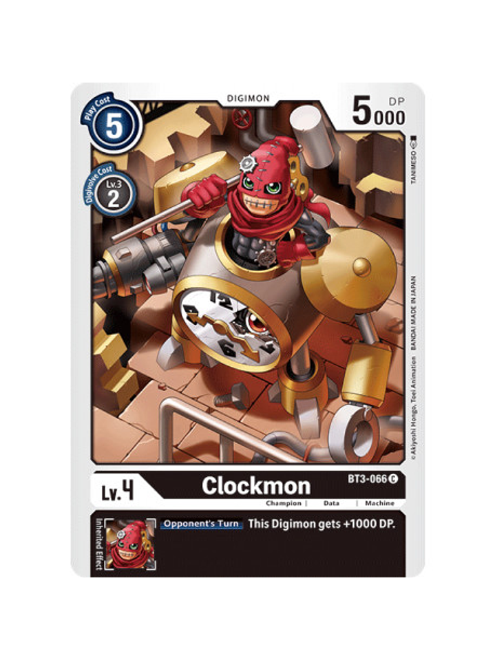 BT3-066 C Clockmon Digimon  1