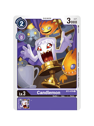 BT3-076 C Candlemon Digimon 