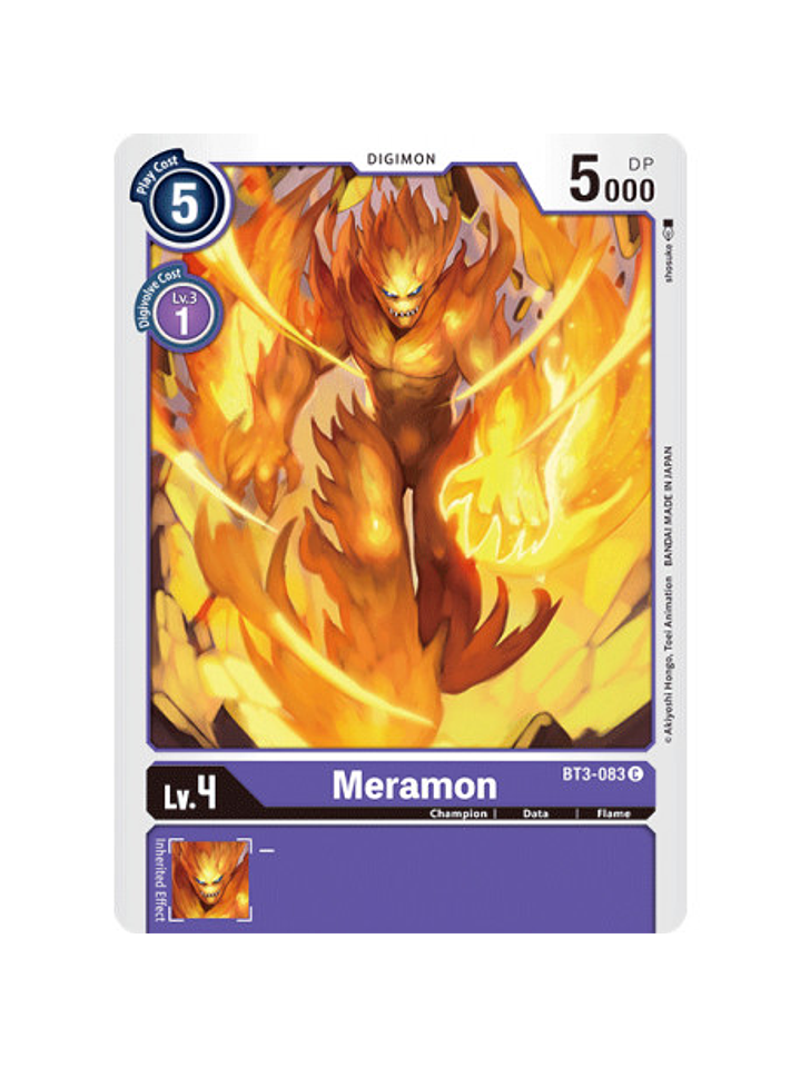 BT3-083 C Meramon Digimon  1