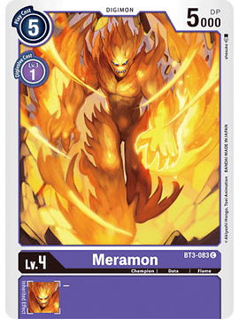 BT3-083 C Meramon Digimon 
