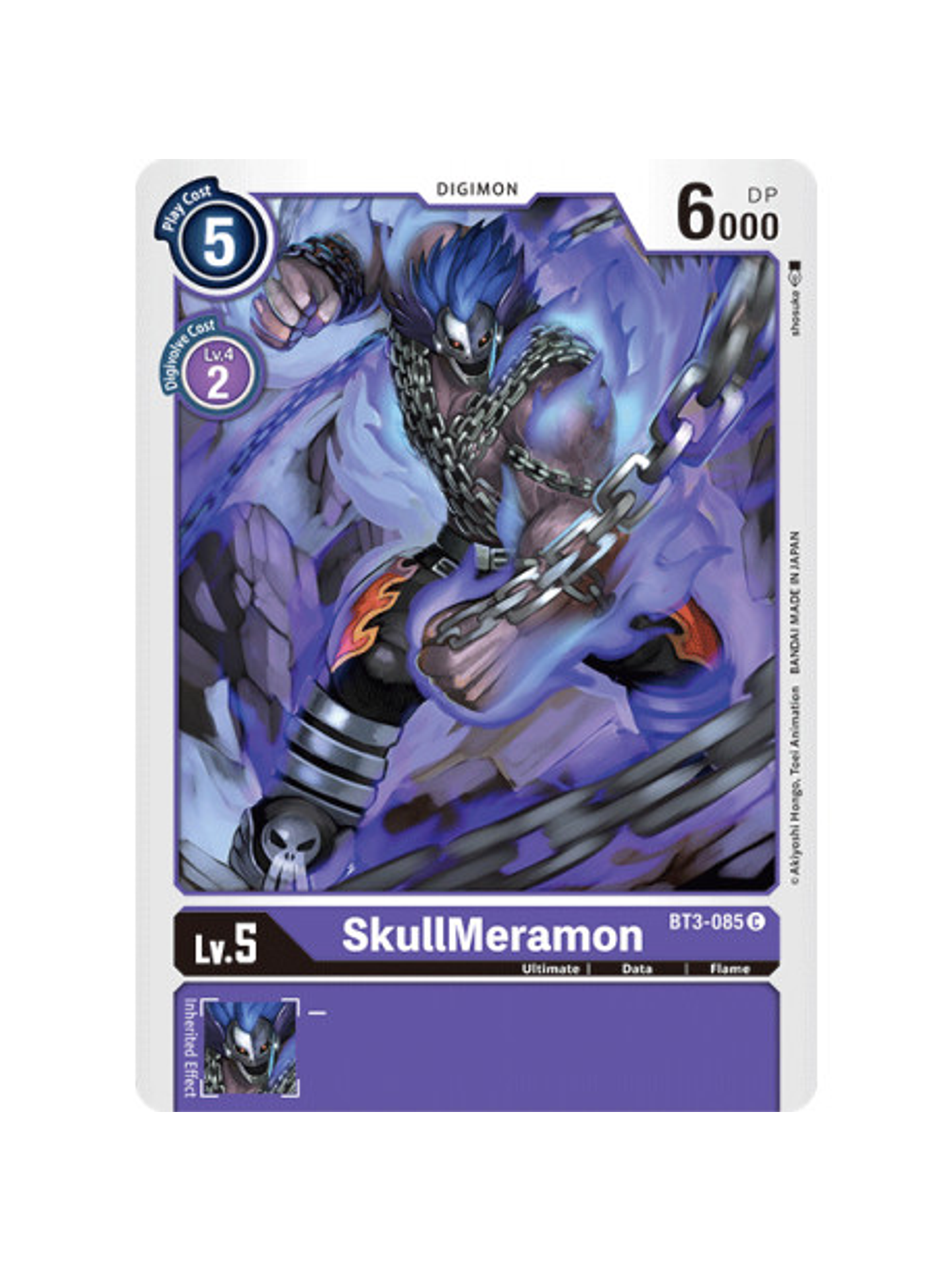 BT3-085 C SkullMeramon Digimon  1