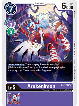 BT3-086 C Arukenimon Digimon 