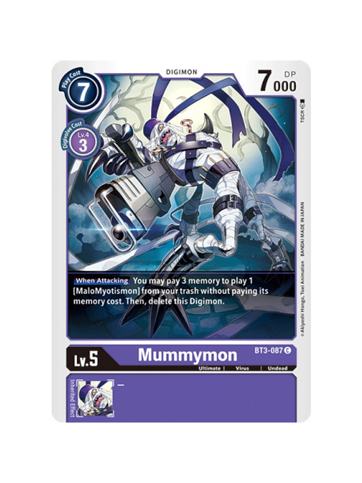 BT3-087 C Mummymon Digimon  1