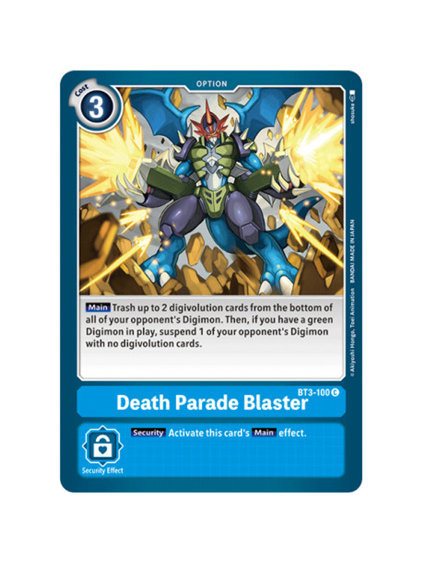 BT3-100 C Death Parade Blaster Option  1