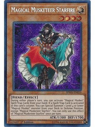 Magical Musketeer Starfire - SPWA-EN019 - Secret Rare 1st Edition