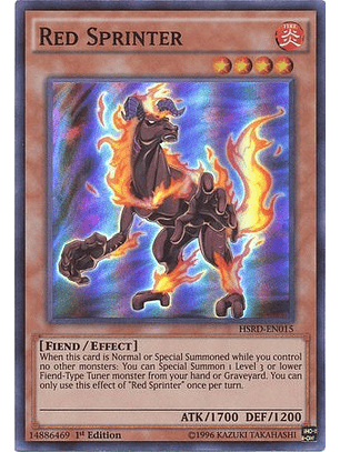 Red Sprinter - HSRD-EN015 - Super Rare 1st Edition