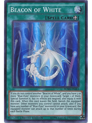 Beacon of White - BOSH-ENSE3 - Super Rare Limited