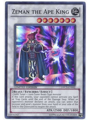 Zeman the Ape King - DPC5-EN002 - Super Rare