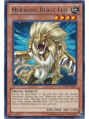 Heraldic Beast Leo - CBLZ-EN017 - Rare Unlimited