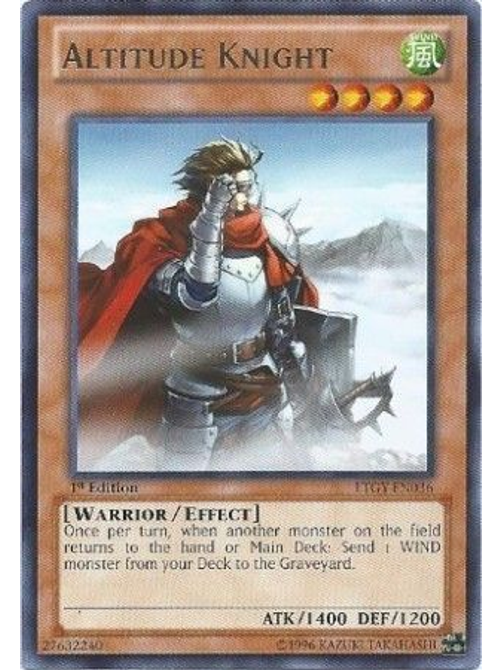 Altitude Knight - LTGY-EN036 - Rare 1st Edition 1