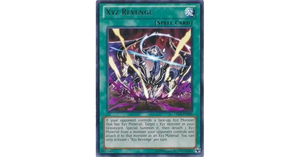 Yu-Gi-Oh! Sammelkarte 'Xyz Revenge' (LTGY-EN059) – Rare, 1st Edition, Aus Lord Of The Tachyon Galaxy