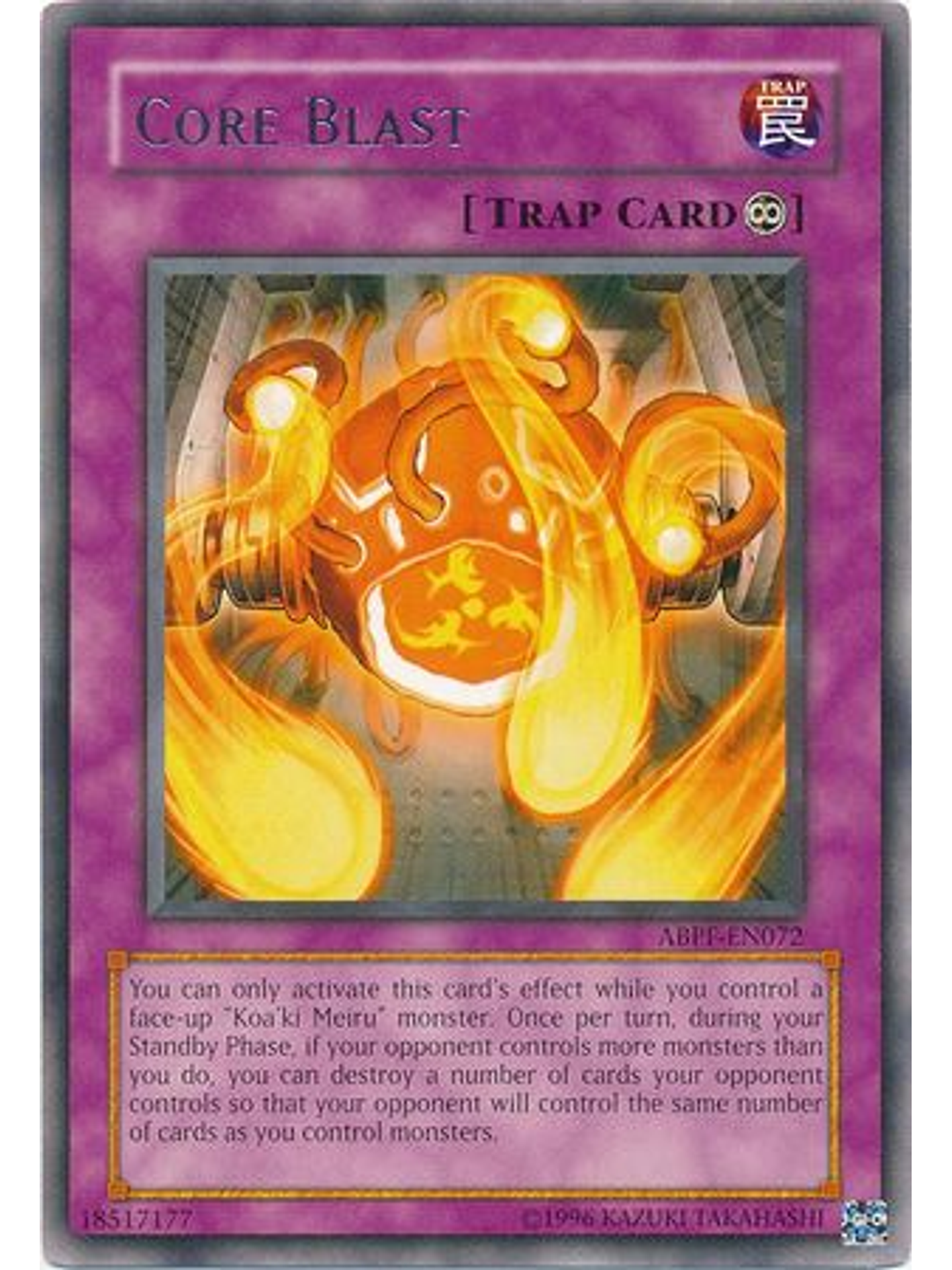 Core Blast - ABPF-EN072 - Rare Unlimited 1