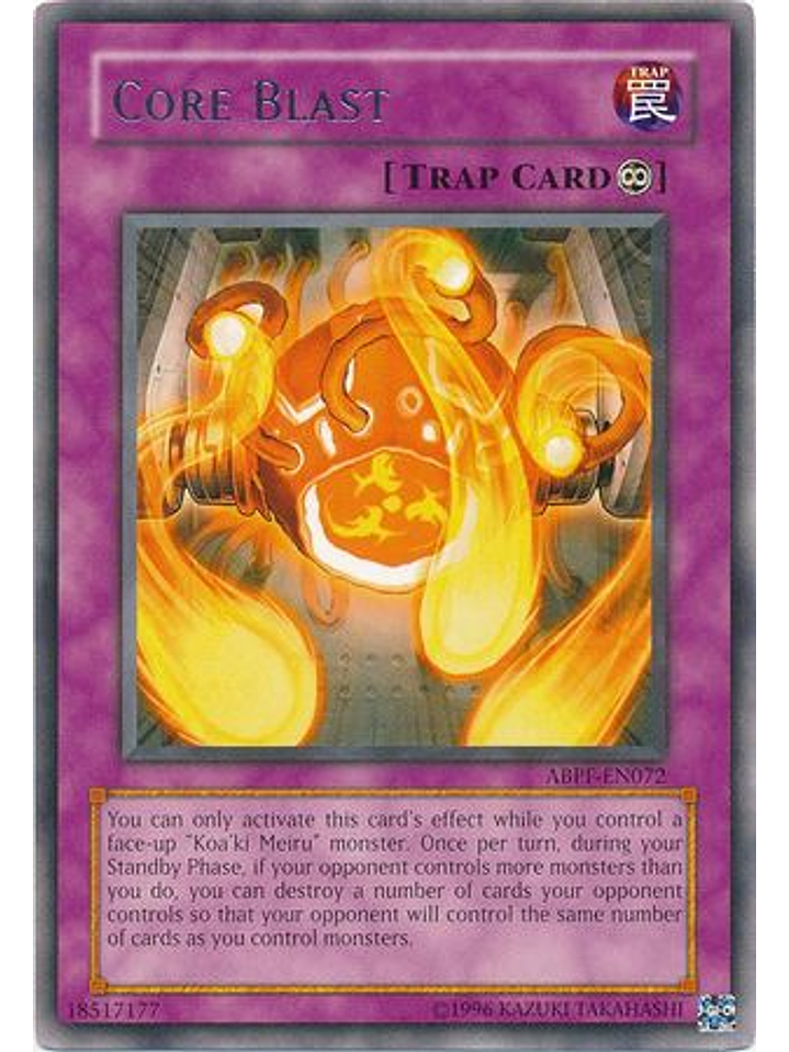 Core Blast - ABPF-EN072 - Rare Unlimited 1