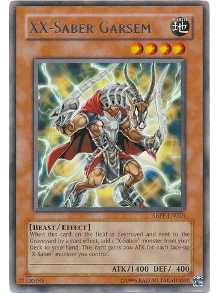 XX-Saber Garsem - ABPF-EN026 - Rare Unlimited 1
