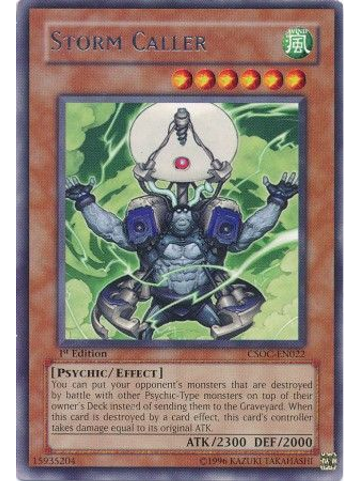 Storm Caller - CSOC-EN022 - Rare 1st Edition 1