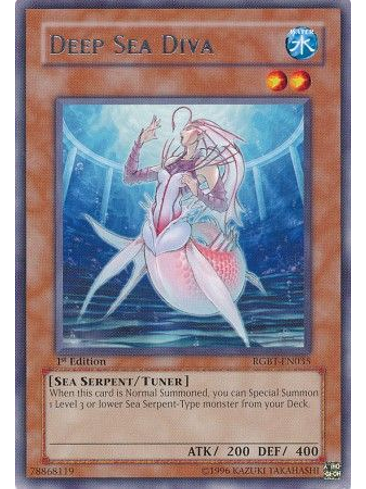 Deep Sea Diva - RGBT-EN035 - Rare 1st Edition 1