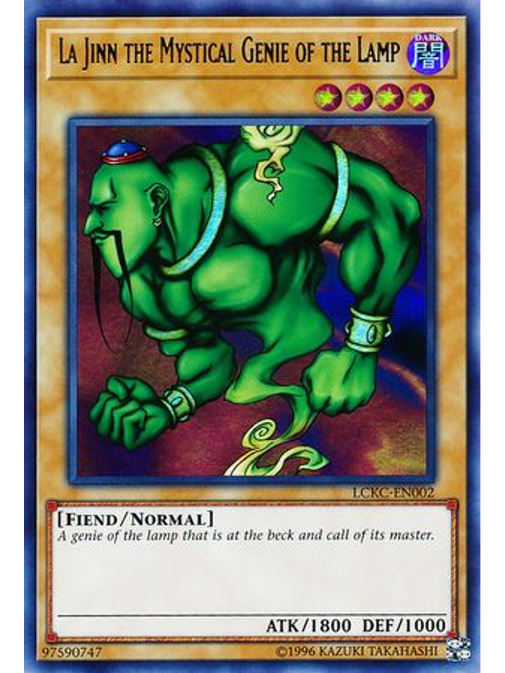 La Jinn the Mystical Genie of the Lamp - LCKC-EN002 - Ultra Rare Unlimited 1