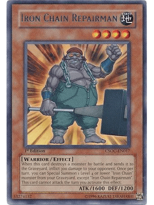 Iron Chain Repairman - CSOC-EN017 - Rare 1st Edition