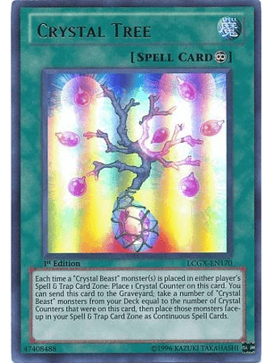 Crystal Tree - LCGX-EN170 - Ultra Rare 1st Edition