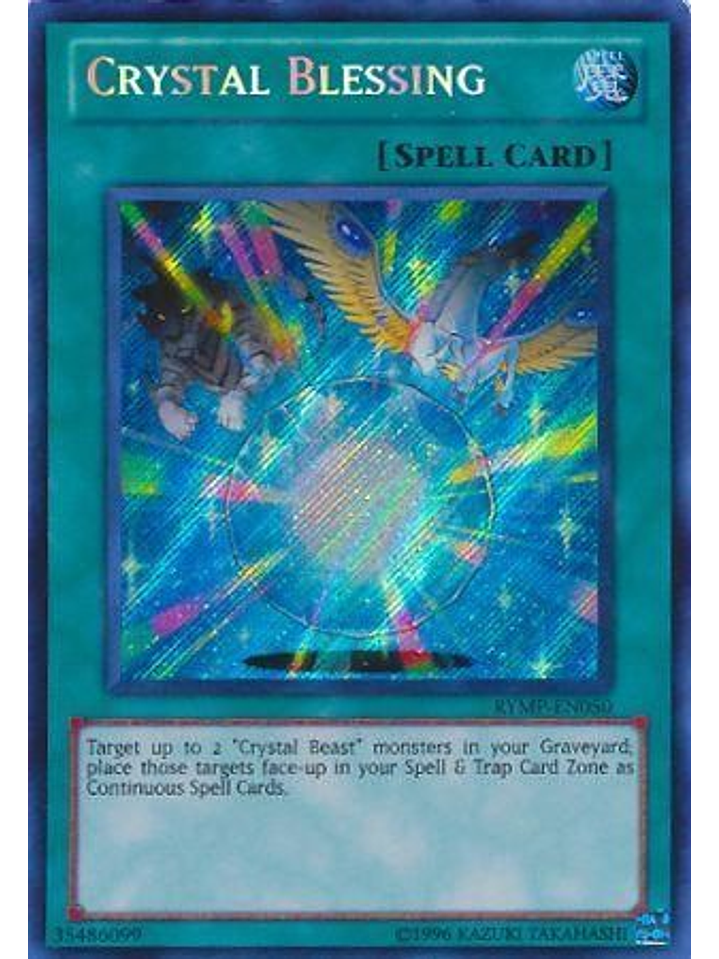 Crystal Blessing - RYMP-EN050 - Secret Rare Unlimited 1