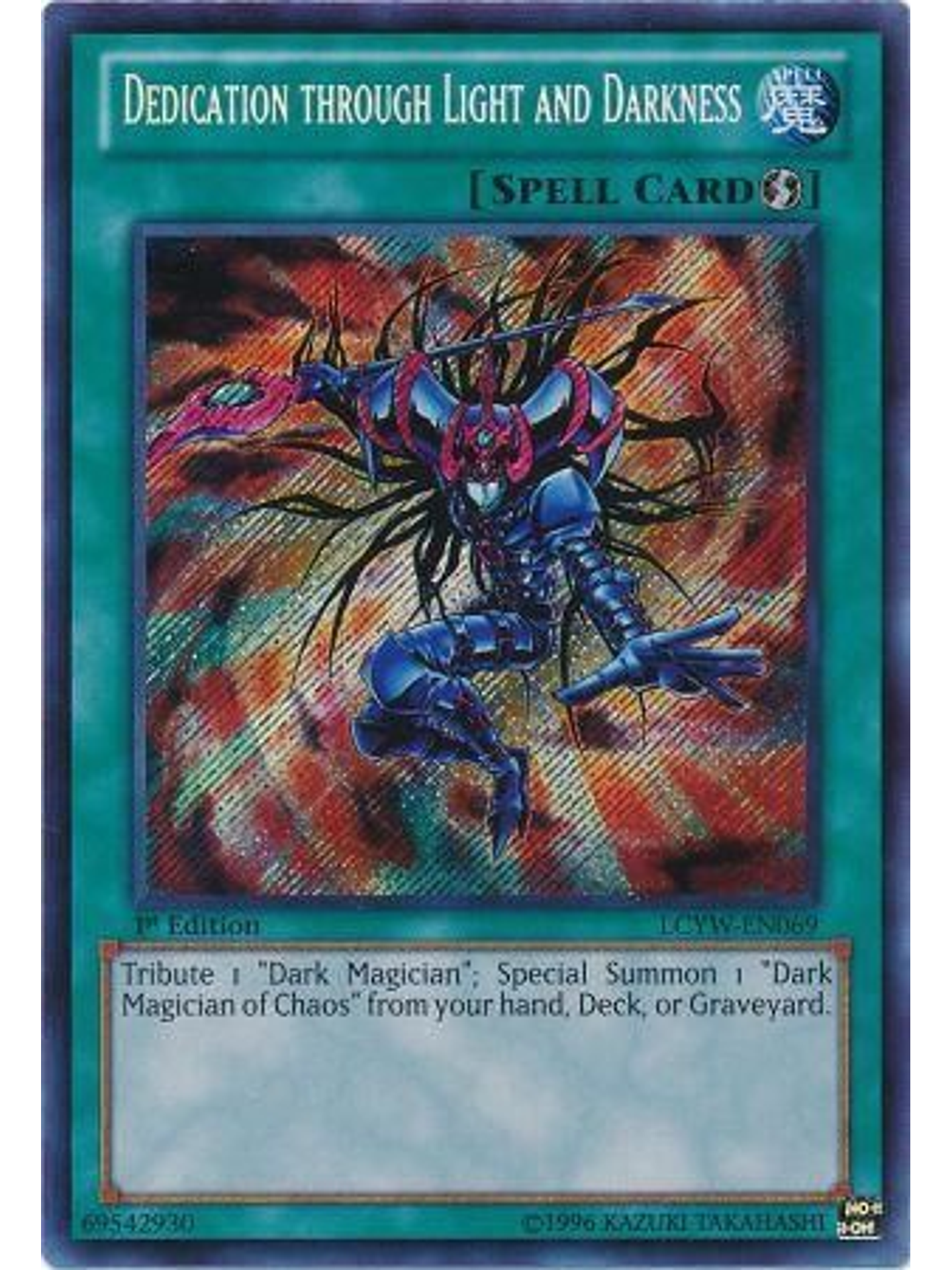 Dedication through Light and Darkness - LCYW-EN069 - Secret Rare 1st Edition 1