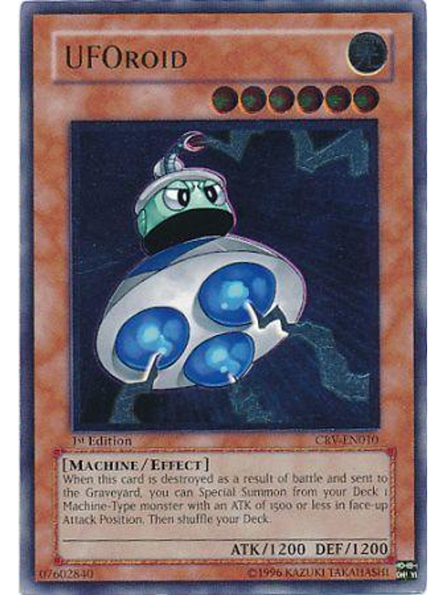 Ultimate Rare - UFOroid - CRV-EN010 1st Edition 1