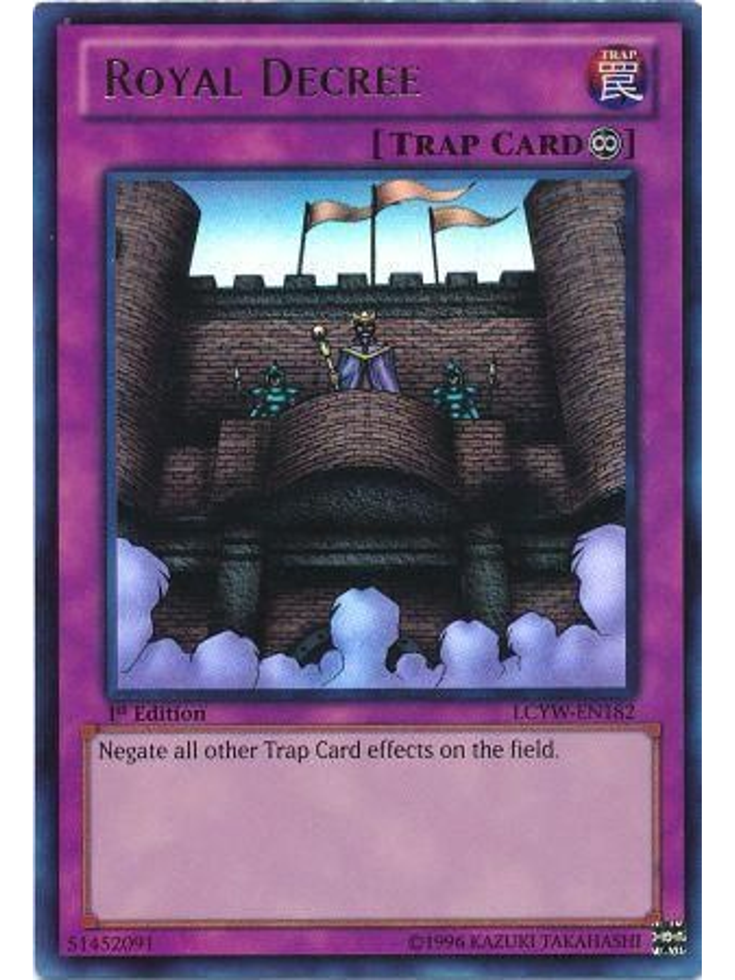Royal Decree - LCYW-EN182 - Ultra Rare 1st Edition 1