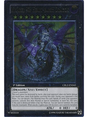 Ultimate Rare - Number 92: Heart-eartH Dragon - CBLZ-EN045 1st Edition