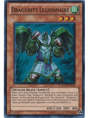 Dragunity Legionnaire - HA03-EN032 - Super Rare Unlimited