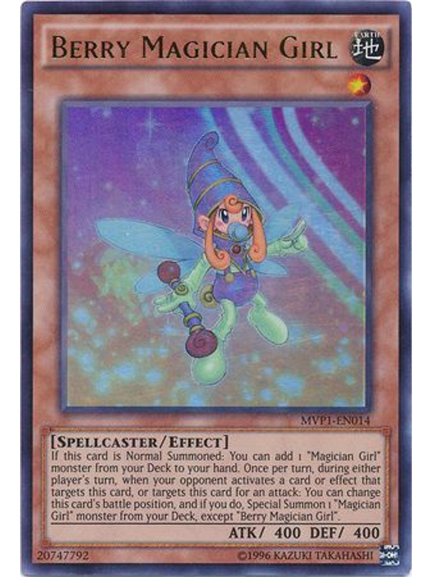 Berry Magician Girl - MVP1-EN014 - Ultra Rare Unlimited 1