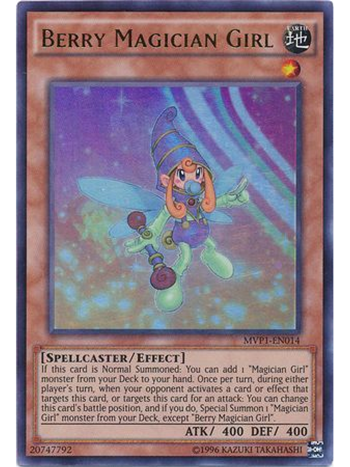 Berry Magician Girl - MVP1-EN014 - Ultra Rare Unlimited 1
