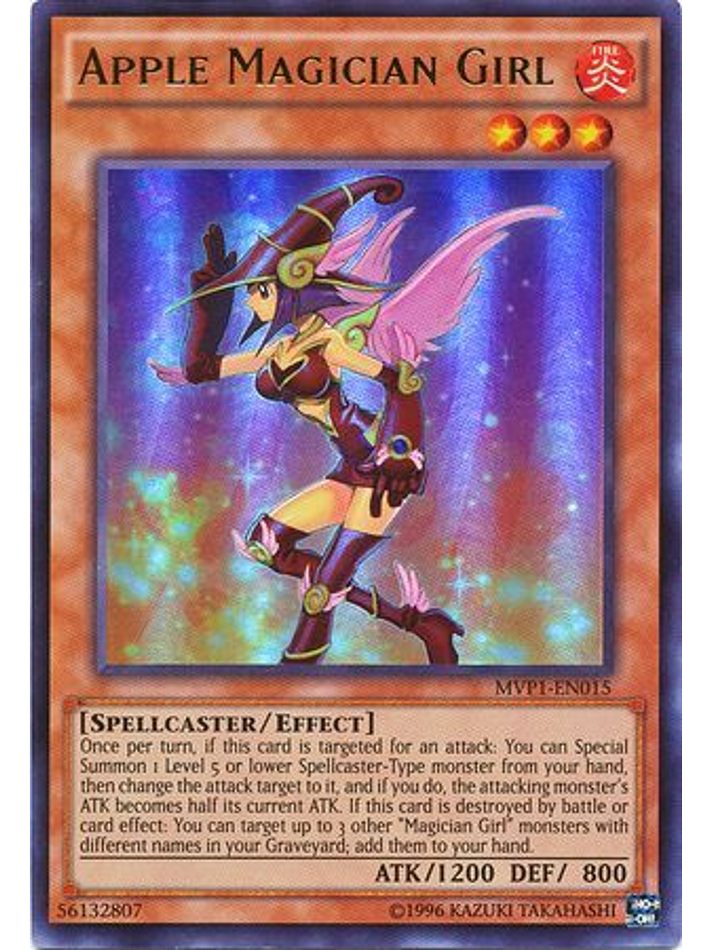 Apple Magician Girl - MVP1-EN015 - Ultra Rare Unlimited 1