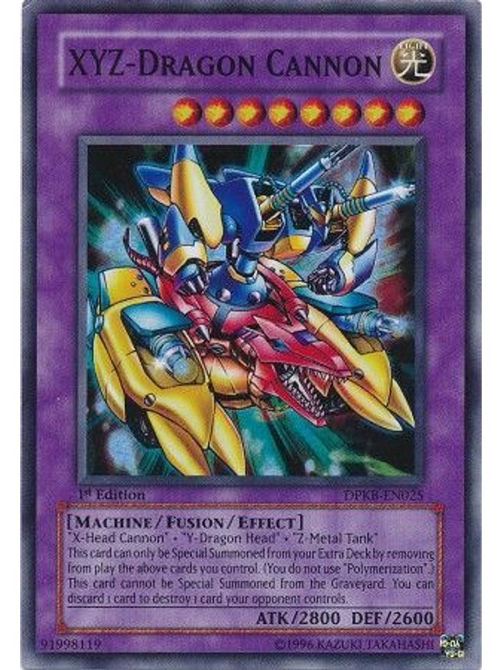 XYZ-Dragon Cannon - DPKB-EN025 - Super Rare 1st Edition 1
