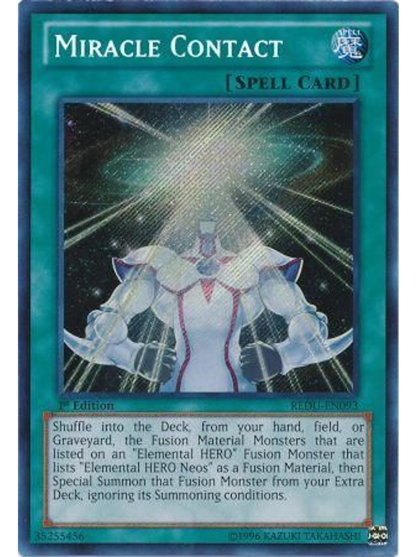 Miracle Contact - REDU-EN093 - Secret Rare 1st Edition 1